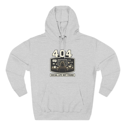 404 Social Life Not Found | Unisex Developer Hoodie