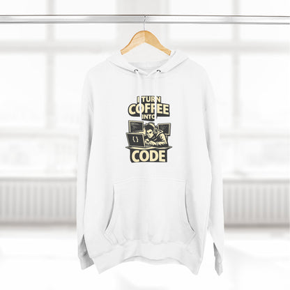 I Turn Coffee Into Code | Unisex Developer Hoodie