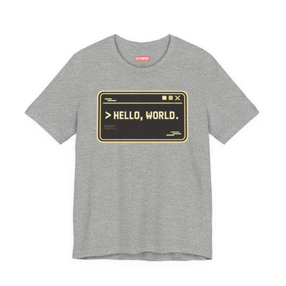 Hello World, Terminal | Unisex Developer T-Shirt