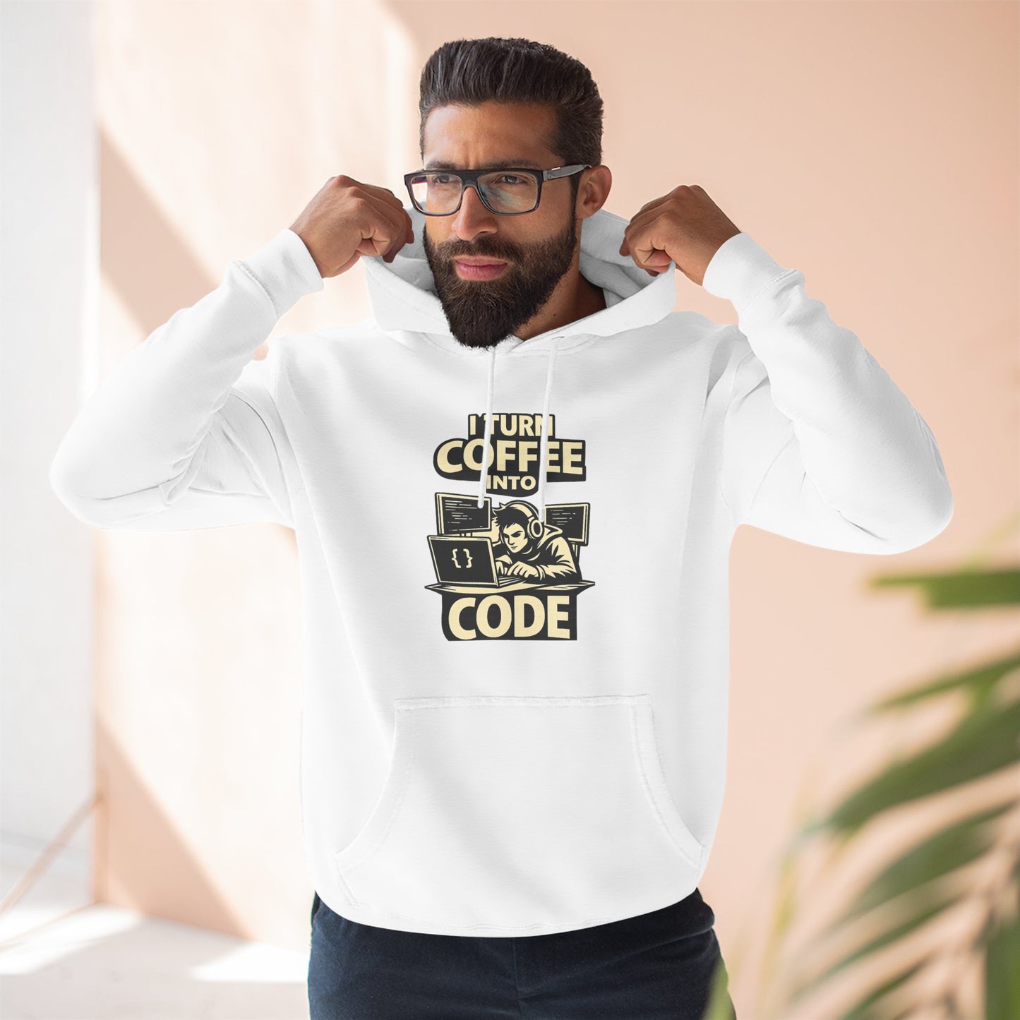 I Turn Coffee Into Code | Unisex Developer Hoodie