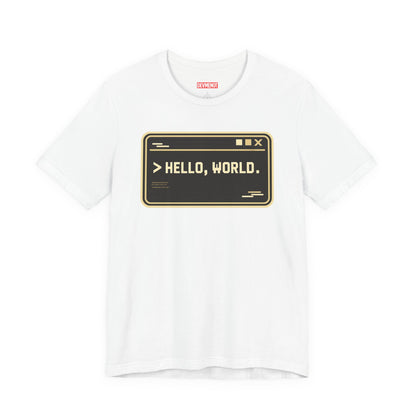 Hello World, Terminal | Unisex Developer T-Shirt