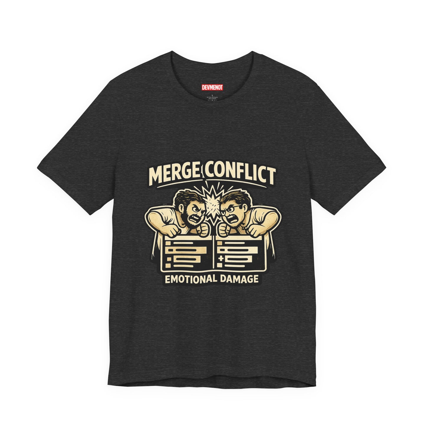 Merge Conflict, Emotional Damage | Unisex Developer T-Shirt