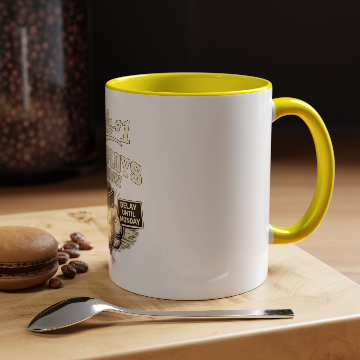 Rule 1 No Deploys on Friday | Developer Coffee Mug