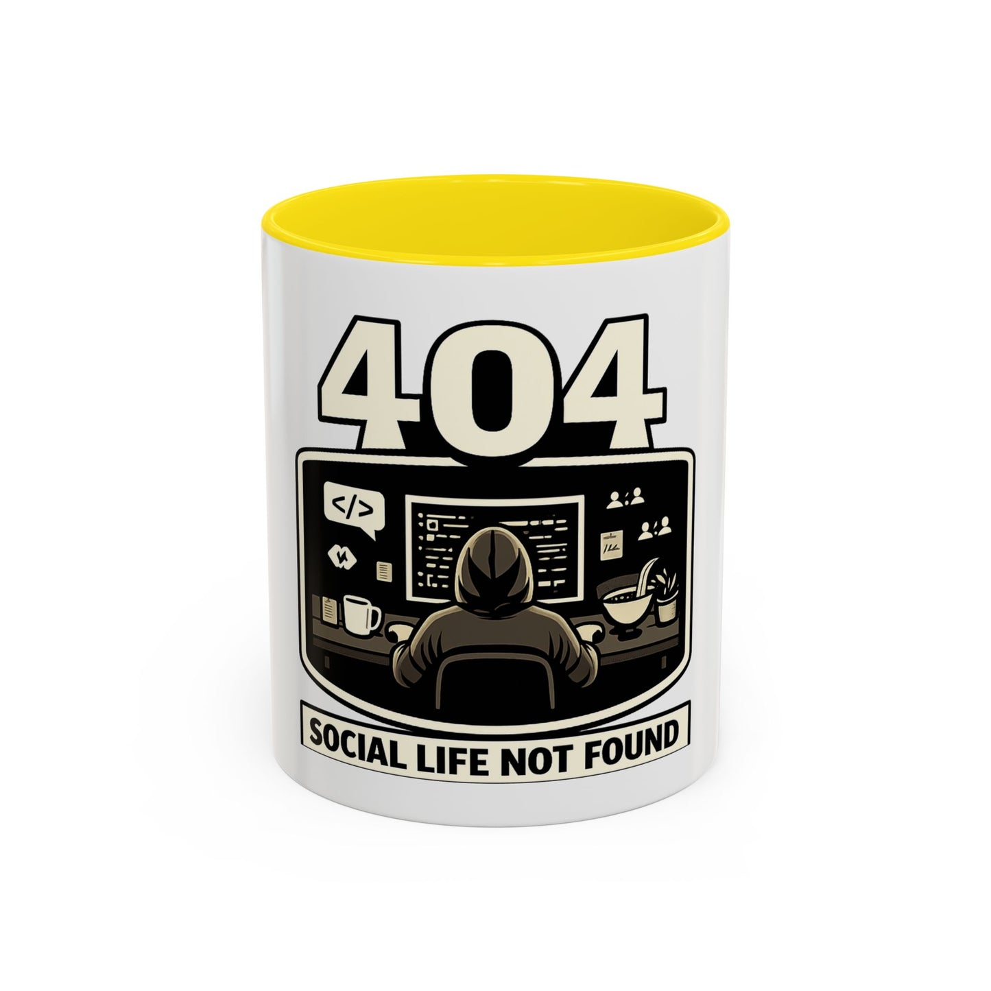 404 Social Life Not Found | Developer Coffee Mug