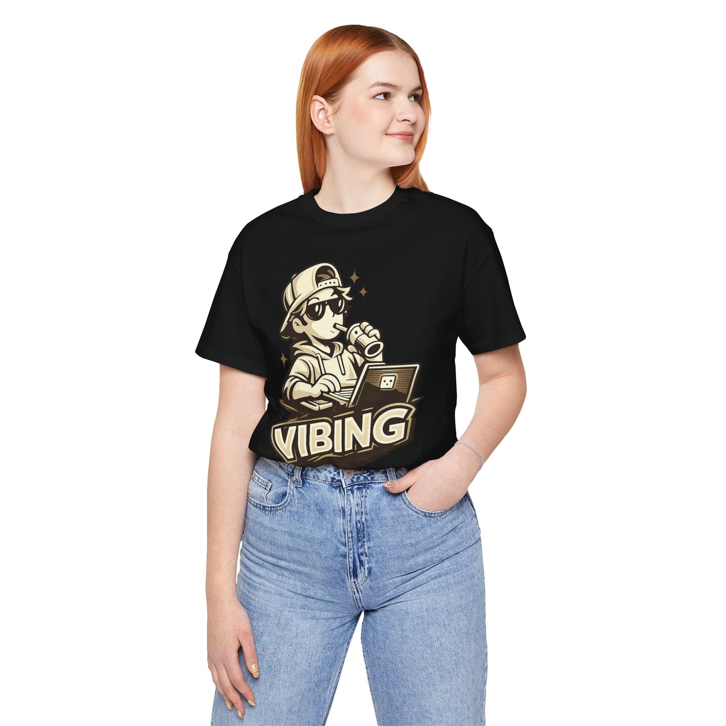 Vibing & Coding | Unisex Developer T-Shirt