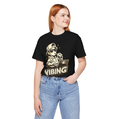 Vibing & Coding | Unisex Developer T-Shirt