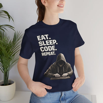 Eat Sleep Code Repeat | Unisex Developer T-Shirt