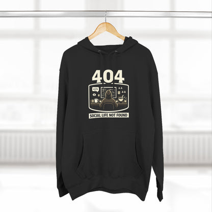 404 Social Life Not Found | Unisex Developer Hoodie