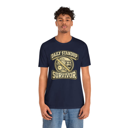 Daily Standup Survivor | Unisex Developer T-Shirt