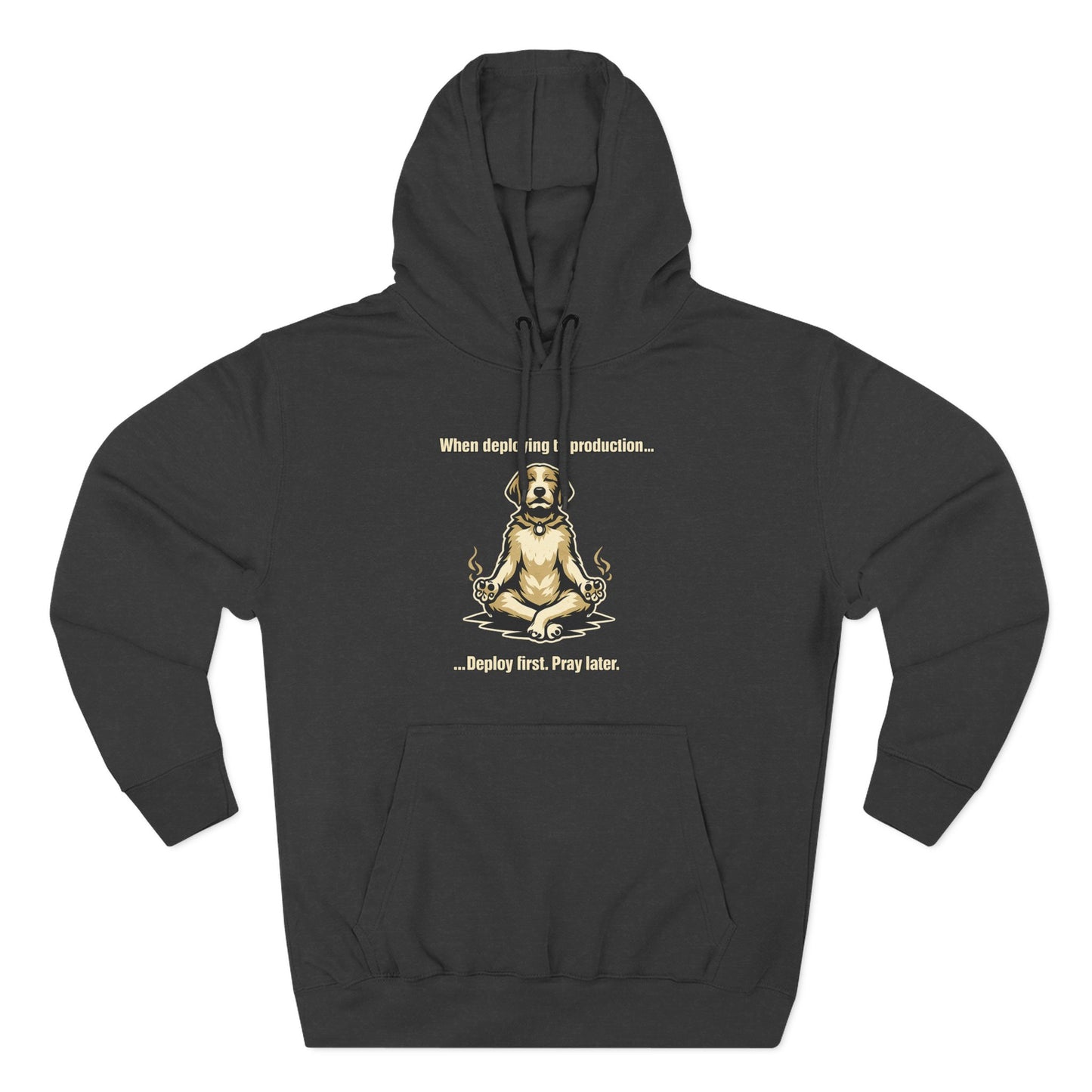 Deploy Fast, Pray Later | Unisex Developer Hoodie