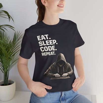 Eat Sleep Code Repeat | Unisex Developer T-Shirt