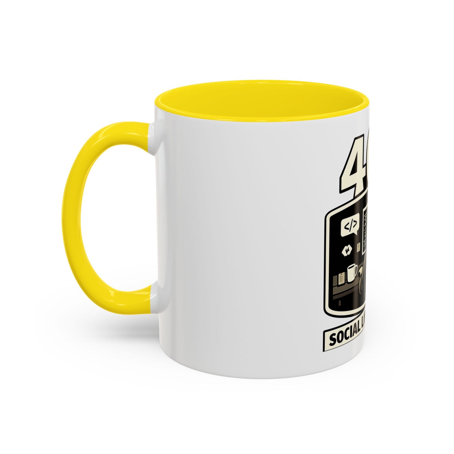 404 Social Life Not Found | Developer Coffee Mug