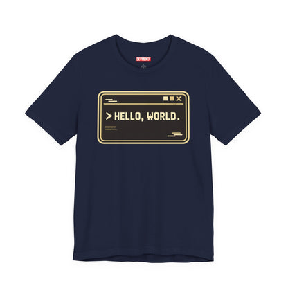 Hello World, Terminal | Unisex Developer T-Shirt