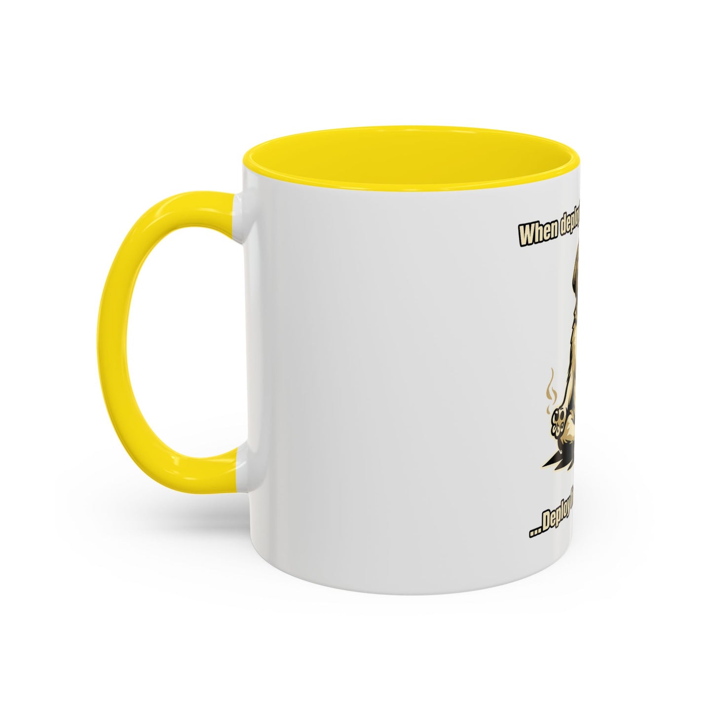 Deploy Fast, Pray Later | Developer Coffee Mug