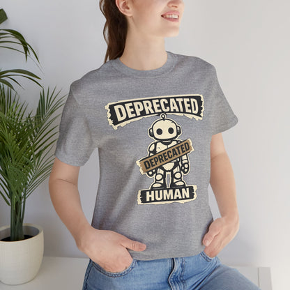 Deprecated Human, AI Era | Unisex Developer T-Shirt