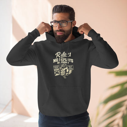 Rule 1 No Deploys on Friday | Unisex Developer Hoodie
