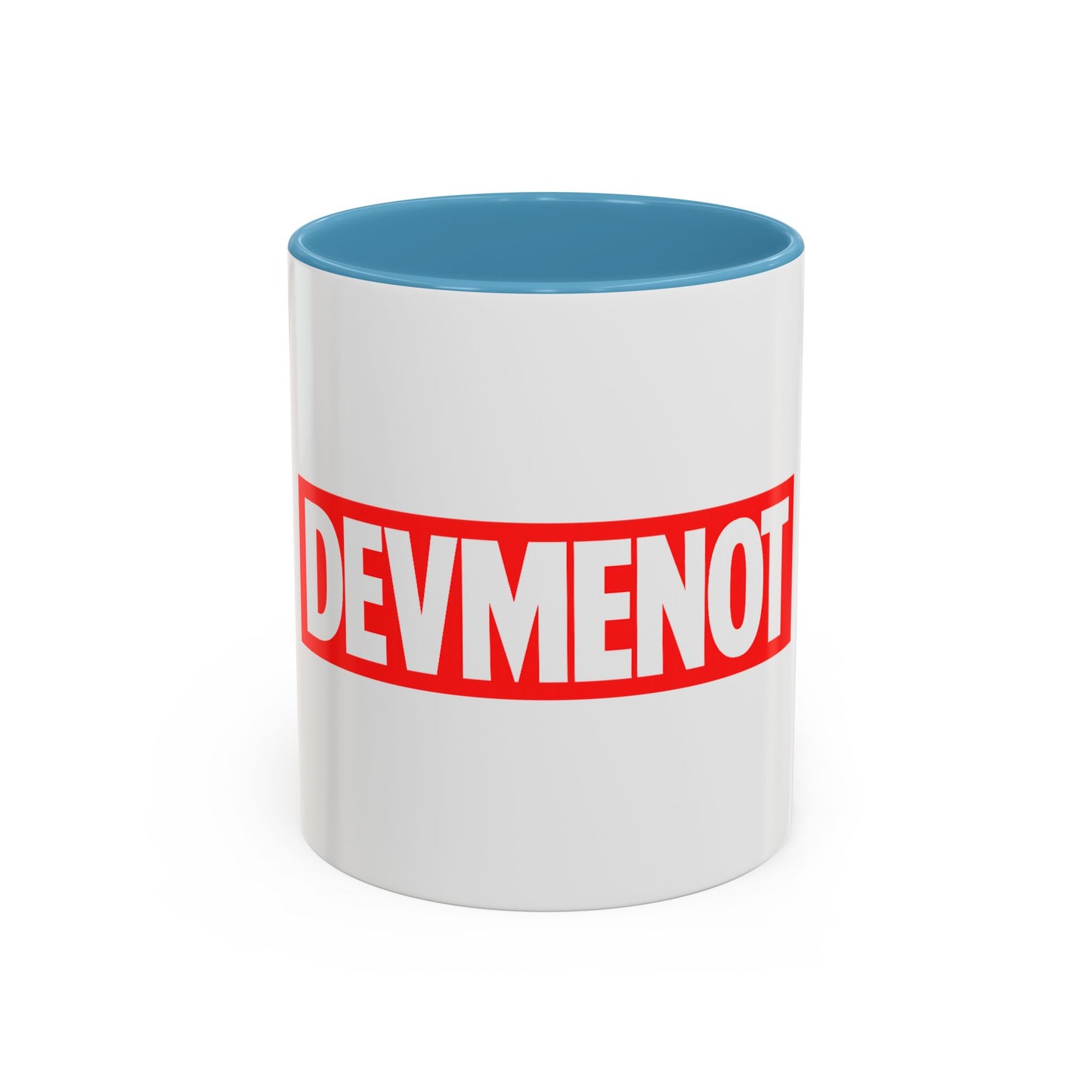 DevMeNot Logo | Developer Coffee Mug