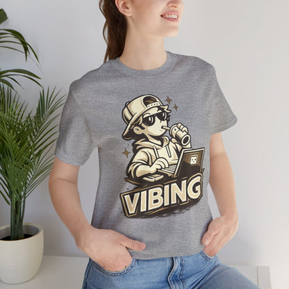 Vibing & Coding | Unisex Developer T-Shirt