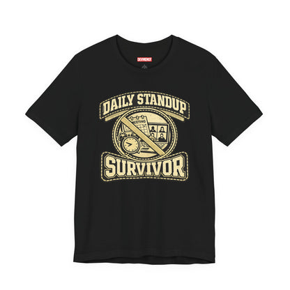 Daily Standup Survivor | Unisex Developer T-Shirt