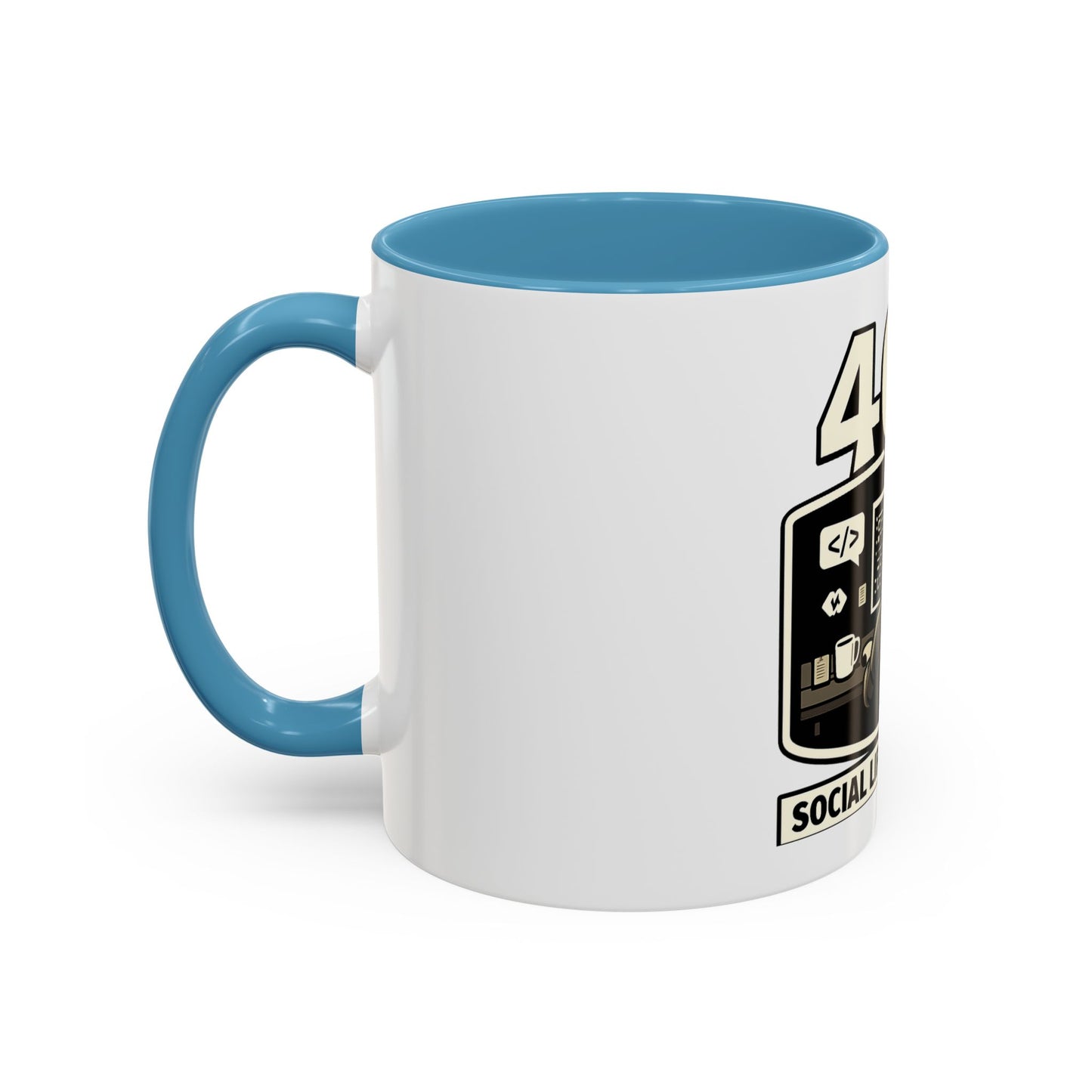 404 Social Life Not Found | Developer Coffee Mug