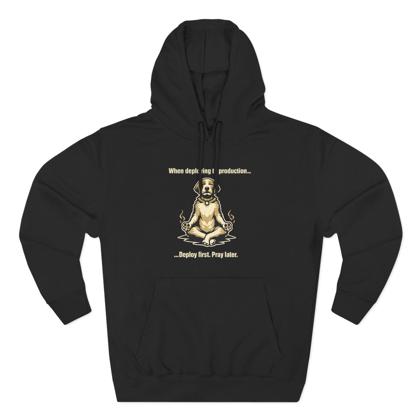 Deploy Fast, Pray Later | Unisex Developer Hoodie