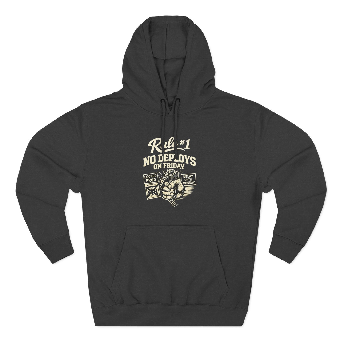 Rule 1 No Deploys on Friday | Unisex Developer Hoodie