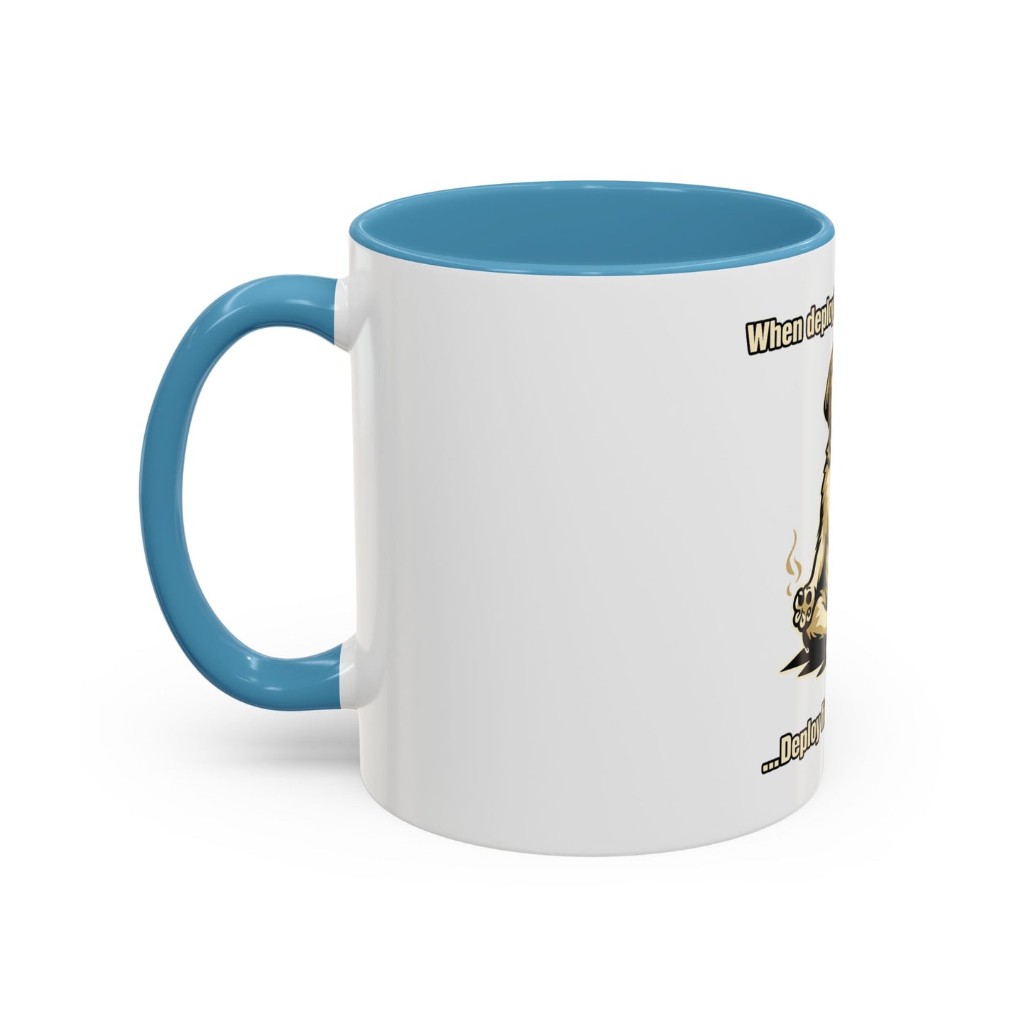 Deploy Fast, Pray Later | Developer Coffee Mug