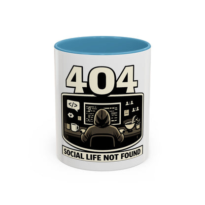 404 Social Life Not Found | Developer Coffee Mug