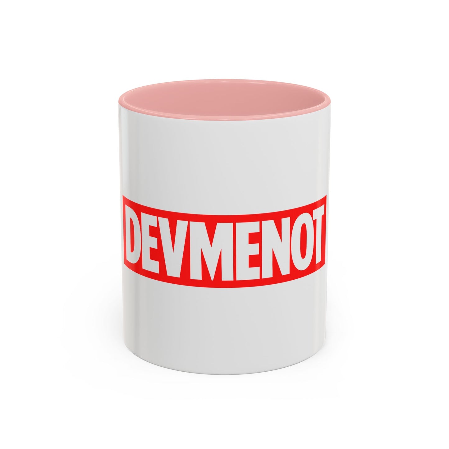 DevMeNot Logo | Developer Coffee Mug