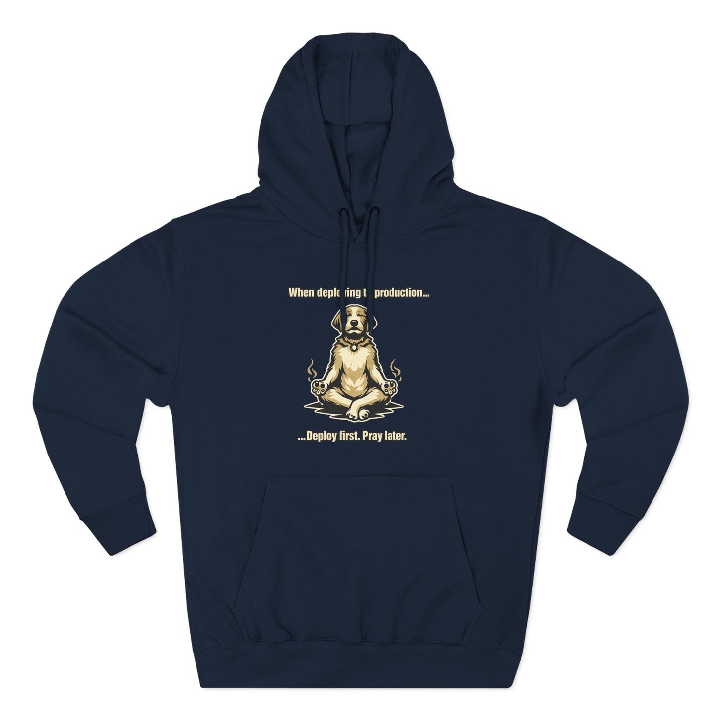 Deploy Fast, Pray Later | Unisex Developer Hoodie