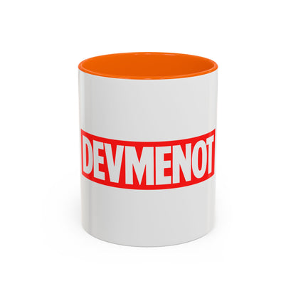 DevMeNot Logo | Developer Coffee Mug