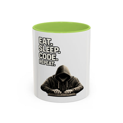 Eat Sleep Code Repeat | Developer Coffee Mug