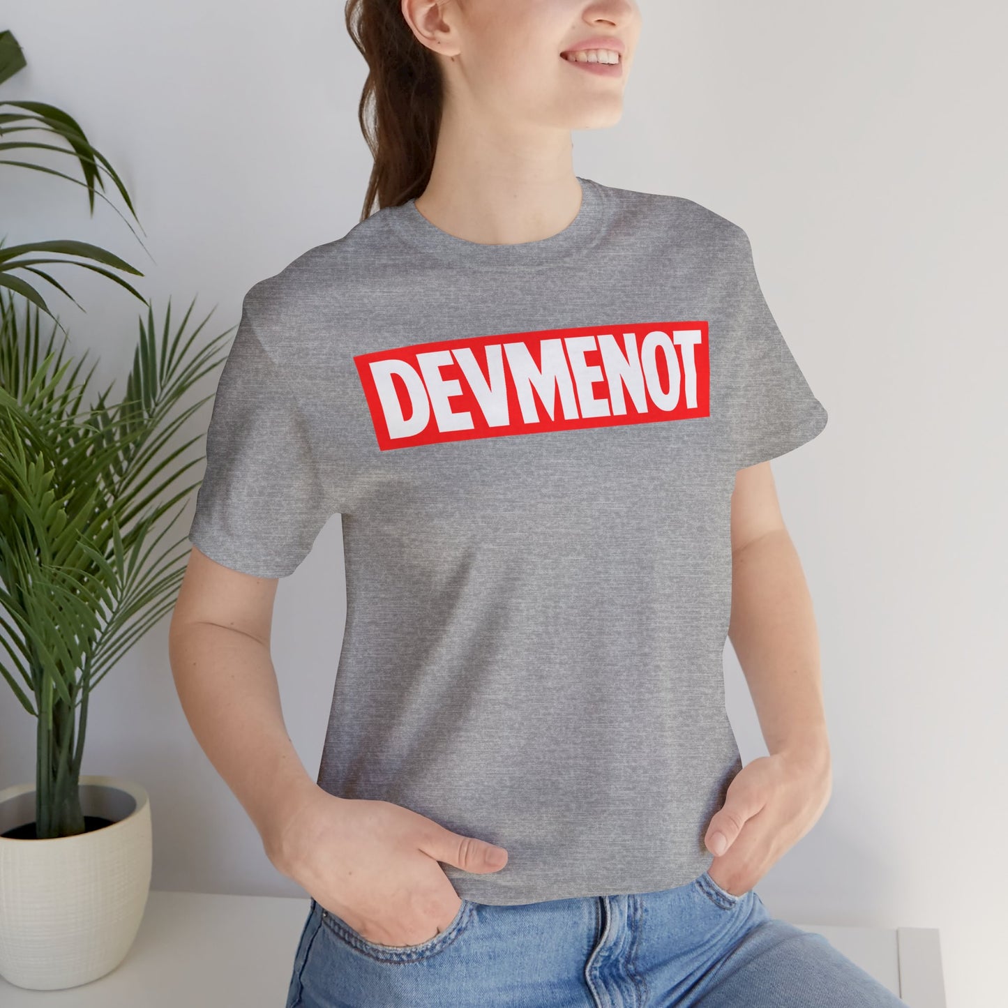 DevMeNot Logo | Unisex Developer T-Shirt