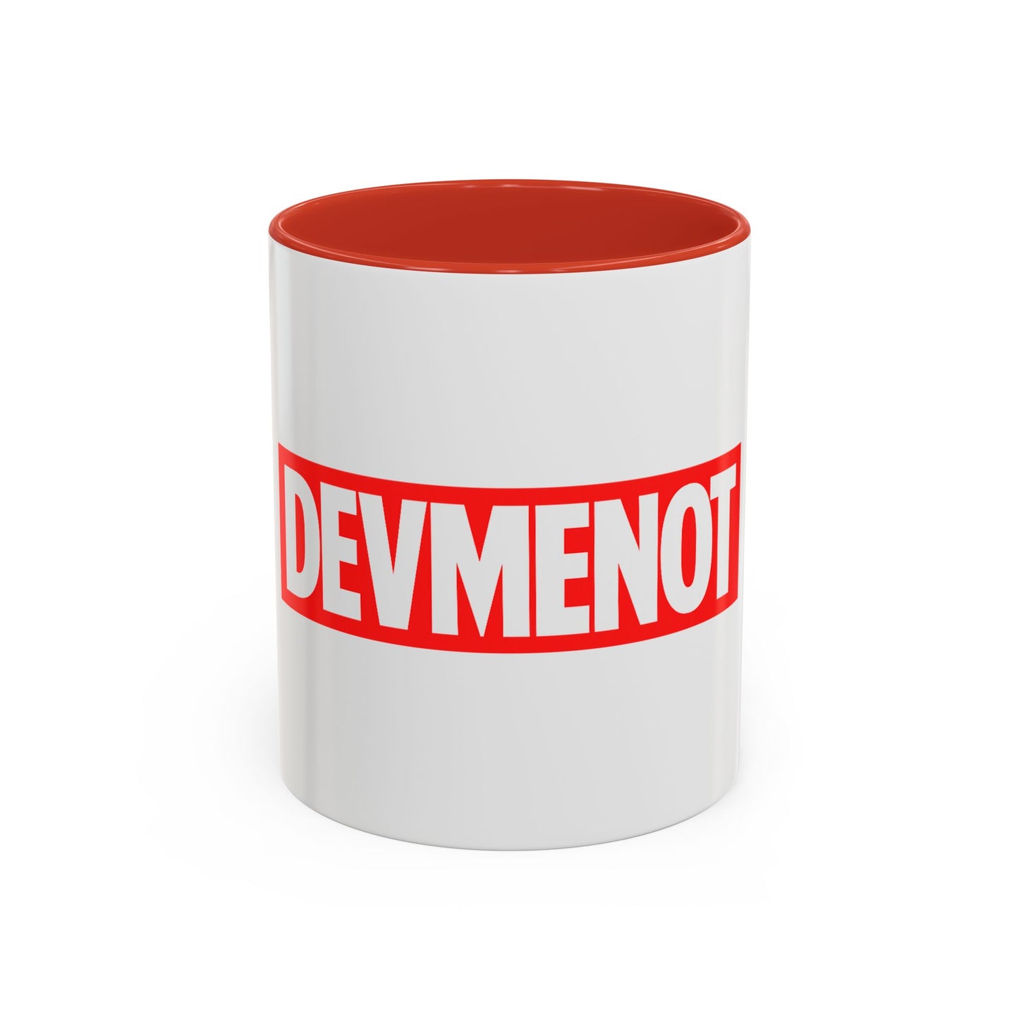 DevMeNot Logo | Developer Coffee Mug