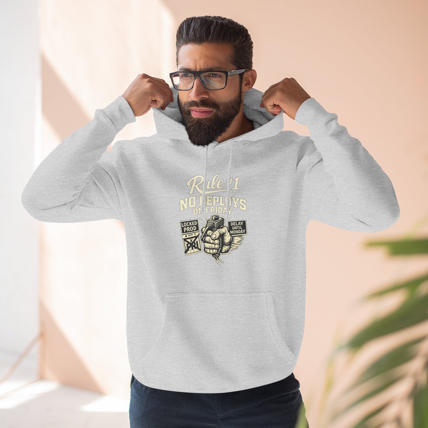 Rule 1 No Deploys on Friday | Unisex Developer Hoodie