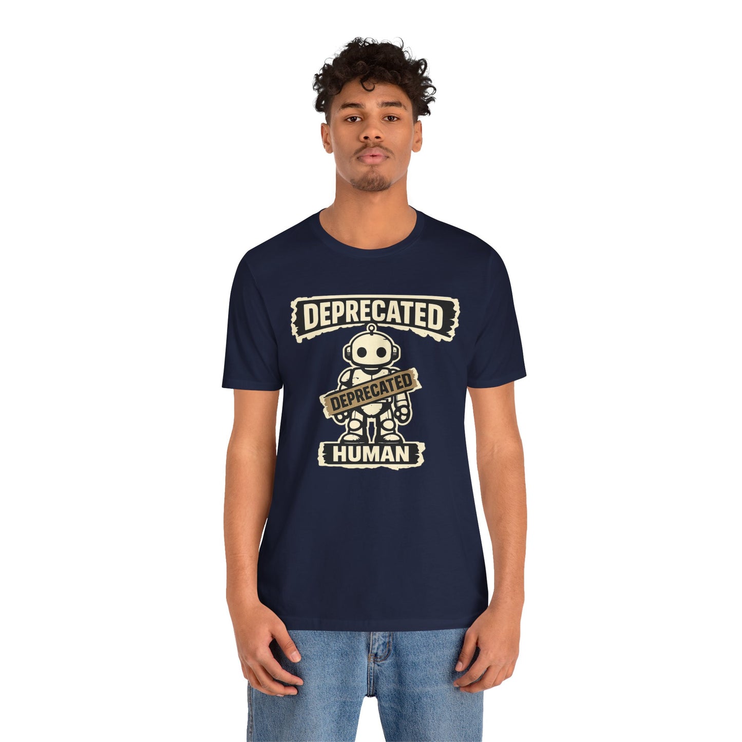 Deprecated Human, AI Era | Unisex Developer T-Shirt