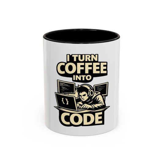 I Turn Coffee Into Code | Developer Coffee Mug