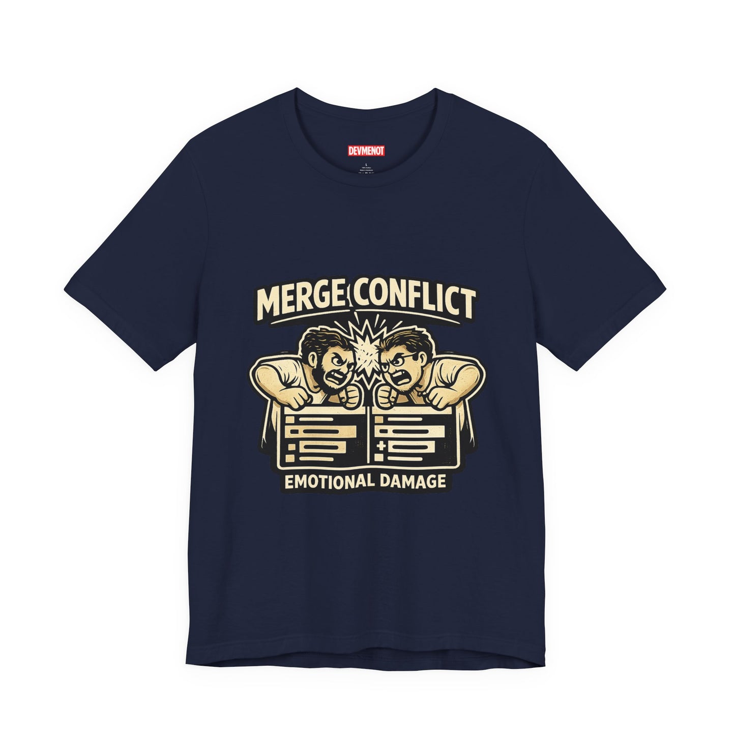 Merge Conflict, Emotional Damage | Unisex Developer T-Shirt