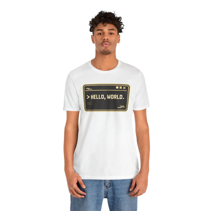 Hello World, Terminal | Unisex Developer T-Shirt