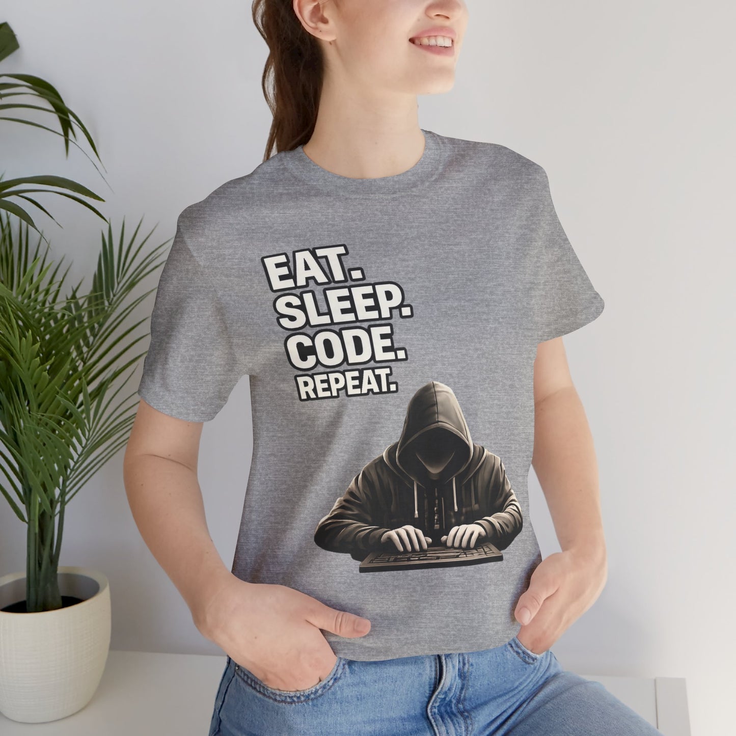 Eat Sleep Code Repeat | Unisex Developer T-Shirt
